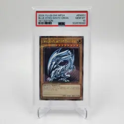 YUGIOH PSA 10 Blue-Eyes White Dragon MP24-EN001 QCR 1st Edition SDK ART - Image 2