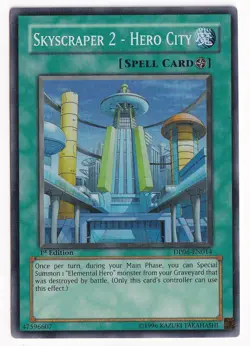 Yugioh Skyscraper 2 - Hero City DP06-EN014 Super Rare 1st Edition - Image 1