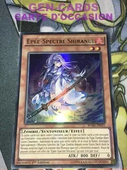 CARTE Yu Gi Oh EPEE-SPECTRE SHIRANUI BOSH-FR031 1ere edition - Image 1