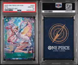 2025 ONE PIECE OP13-CARRYING ON HIS WILL ALTERNATE ART #023 UTA PSA 10 - Image 2