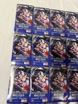One Piece TCG The Azure Sea's Seven Sleeved Booster Pack (OP-14) Lot of 16 - Image 5