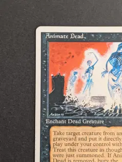 MTG Card - 1x Animate Dead - 4th, Fourth Edition, HP Vintage Magic The Gathering - Image 5
