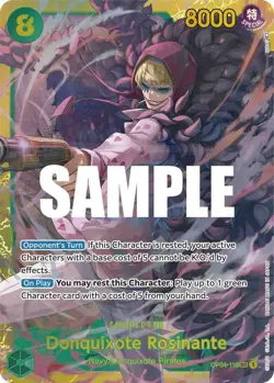 Donquixote Rosinante OP04-119 English SEC Kingdoms Intrigue One Piece Card Game - Image 1
