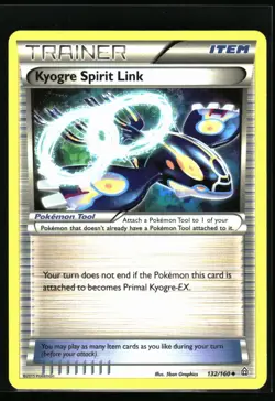 2015 XY - Primal Clash Kyogre Spirit Link #132 Non Holo Pokemon Card - Image 1