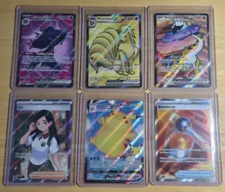 Pokemon Full Art Lot 6 Cards Total Near Mint Condition - Image 1
