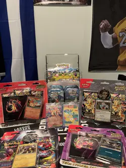 Ascended Heroes HUGE Sealed /Cards LOT - Tins , Blisters, Tech Stickers, Cards - Image 1
