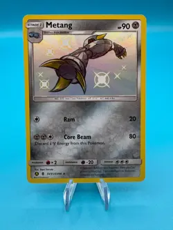 Pokemon Card Metang SV31/SV94 Hidden Fates Baby Shiny Holo Rare NM - Image 1