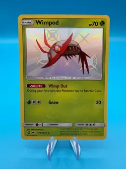 Pokemon Card Wimpod SV4/SV94 SM Hidden Fates Baby Shiny Vault Near Mint - Image 1