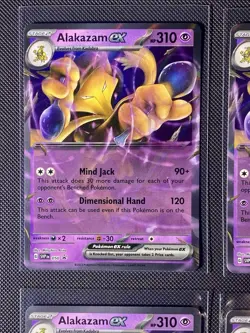 (4x) ERROR Alakazam Lot EX SVP 050 Promo Card No Star Error - Image 5