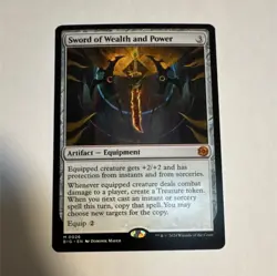 Magic: Sword of Wealth and Power Outlaws of Thunder Junction 0026 Mythic Regular - Image 1