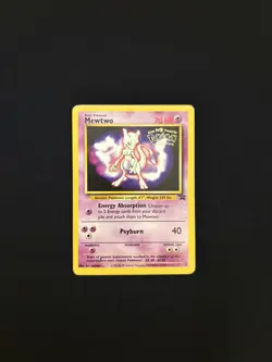 Pokemon TCG Mewtwo Black Star Promo 3 Movie Promo WOTC Vintage - Image 1