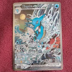 Pokemon Kingdra ex 131 Scarlet & Violet Promo Full Art Holo EX Stage 2 - Image 1