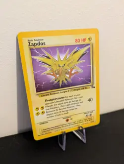 Zapdos 15/62 Rare Fossil Holo Pokemon Card 1999 WOTC - Image 2