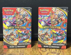 Pokemon Mega Evolution Base Set Booster Bundle ( Set Of x2 ) FACTORY SEALED - Image 1