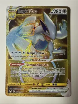 Pokemon TCG Lugia VSTAR (Secret) 211/195 Sword & Shield - Silver Tempest Holo - Image 1