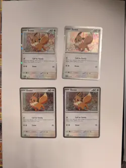Eevee SVP200 Black Star Cosmos Holo Promo Destined Rivals Pokemon *LOT OF 4* - Image 1