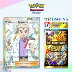 【FAST】Trade Any 2 Star Supporter Full Art Card ⭐⭐ Pokemon TCG Pocket Trading - Image 1