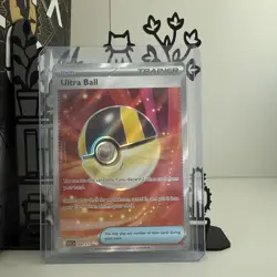 Pokemon TCG Ultra Ball Trainer Item Rare Full Art Holo 264/217 ASC - Image 1
