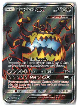 Guzzlord GX ⭐ 105/111 Holo Rare Ultra Crimson Invasion 2017 Pokemon NM - Image 1