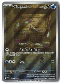 Wimpod ⭐ 191/182 Holo Illustration Rare Paradox Rift 2023 Pokemon NM - Image 1
