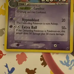 Pokemon TCG Grumpig EX Deoxys 32/107 Reverse Holo Uncommon - Image 3