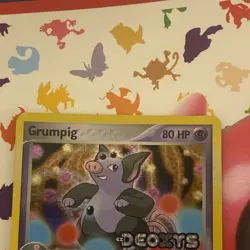 Pokemon TCG Grumpig EX Deoxys 32/107 Reverse Holo Uncommon - Image 5