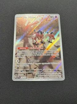 Pokemon TCG Mr. Mime 179/165 Sv Scarlet & Violet 151 Illustration Rare Near Mint - Image 2