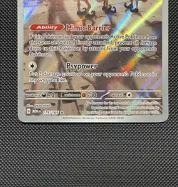 Pokemon TCG Mr. Mime 179/165 Sv Scarlet & Violet 151 Illustration Rare Near Mint - Image 4