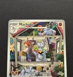 Pokemon TCG Machoke 177/165 Sv: Scarlet & Violet 151 Illustration Rare Near Mint - Image 3