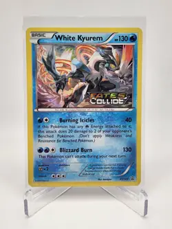 White Kyurem XY128 NM/M - Holo Rare Fates Collide XY Prerelease NM/M - Image 1