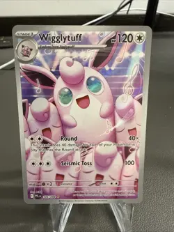 Pokemon TCG Wigglytuff 105/94 Phantasmal Flames Illustration Rare Near Mint - Image 1
