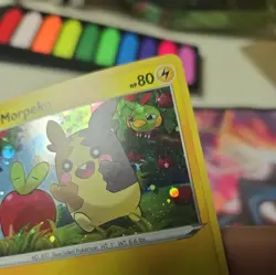 💥 Pokemon TCG Morpeko SWSH Black Star Promo SWSH031 Cosmos Holo Promo - Image 3