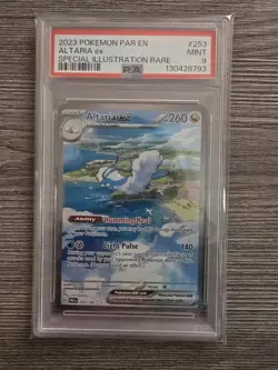 PSA 9 2023 POKEMON PAR EN-PARADOX RIFT | SIR ALTARIA EX 253 - Image 1