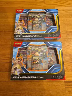 Pokemon LOT 2 Mega Kangaskhan ex Collection Sealed Box DESTINED RIVALS - Image 1