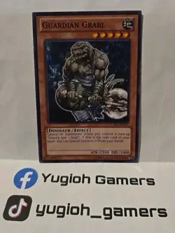 YUGIOH GUARDIAN GRARL LCYW UNLIMITED COMMON LIGHT PLAYED - Image 1