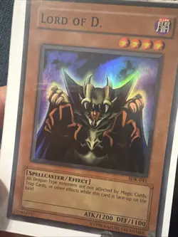 Yu-Gi-Oh! Lord of D. SDK-041 Super Rare Unlimited Edition Nm - Image 1