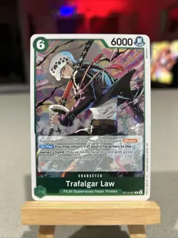 One Piece TCG English OP13-031 Trafalgar Law R Foil - Image 1
