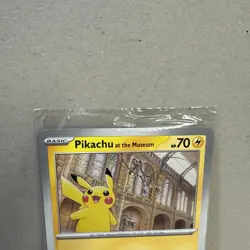 Pokemon X Natural History Museum: Pikachu At The Museum Promo Card - SEALED - Image 3