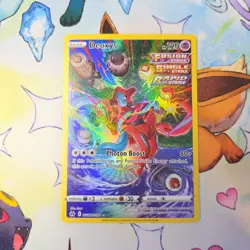 Deoxys GG12/GG70 Crown Zenith Galarian Gallery Ultra Rare Pokemon Card - Image 1