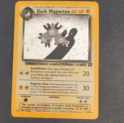 Pokemon Dark Magneton Team Rocket Holo Rare English Pokemon TCG Card #11/82 - Image 1