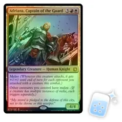 FOIL ADRIANA, CAPTAIN OF THE GUARD Conspiracy: Take The Crown Magic MTG CARD - Image 1