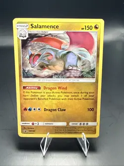 Pokemon Black Star Promo Salamence SM140 Holo Rare 2018 - Image 1