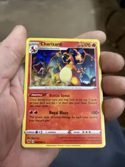 Charizard 025/185 Cracked Ice Holo Pokemon 2020 Vivid Voltage Deck Exclusive NM - Image 3