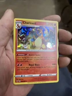 Charizard 025/185 Cracked Ice Holo Pokemon 2020 Vivid Voltage Deck Exclusive NM - Image 4
