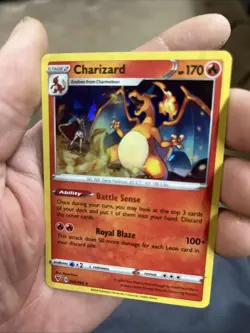 Charizard 025/185 Cracked Ice Holo Pokemon 2020 Vivid Voltage Deck Exclusive NM - Image 5