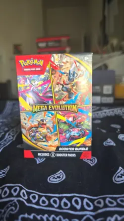 Pokemon Mega Evolution Booster Bundle Box with 6 Booster Packs - Image 1