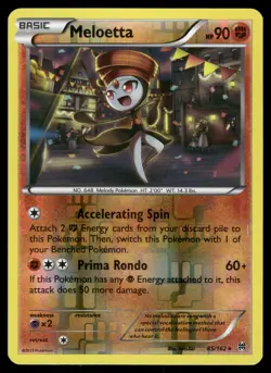Meloetta Reverse Holo 85/162 XY - BREAKthrough Pokemon - Image 1