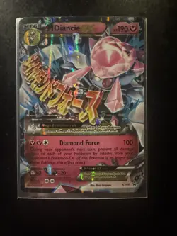 Pokemon M Diancie EX XY44 Promo Holo Fairy Card XY Set English - Image 1