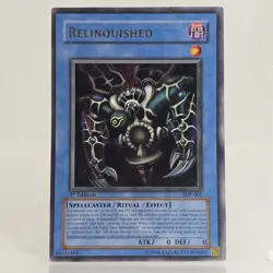 Relinquished YuGiOh 2002 Starter Deck Pegasus SDP-001 Ultra Rare 1st Edition-LP - Image 1