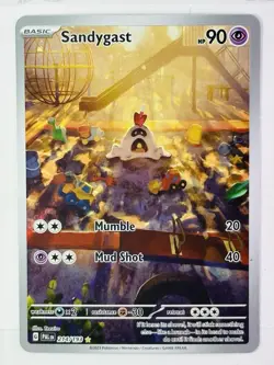 Sandygast 214/193 Illustration Rare Paldea Evolved Pokemon Card - Image 1